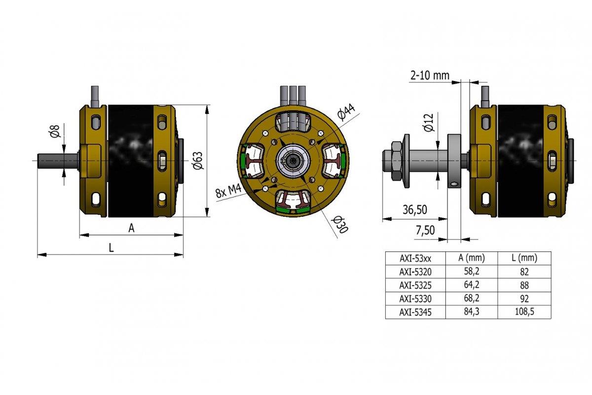 AXI 5330/F3A V3 brushless - 4