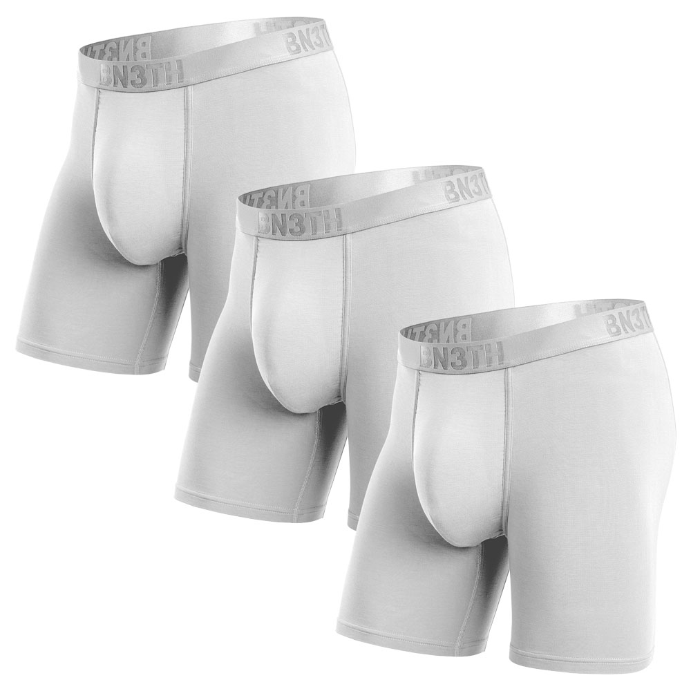 CLASSIC ICON BOXER BRIEF 3 PACK - WHITE