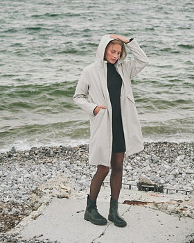 Neo Noir Rocco Jacket Ivory