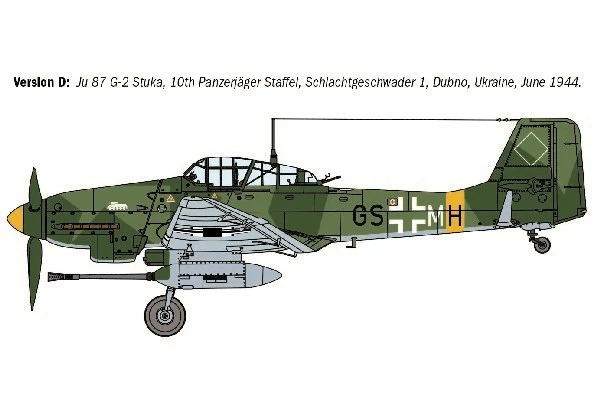Italeri Modellflygplan Ju 87 G-2 Kanonenvogel - 2