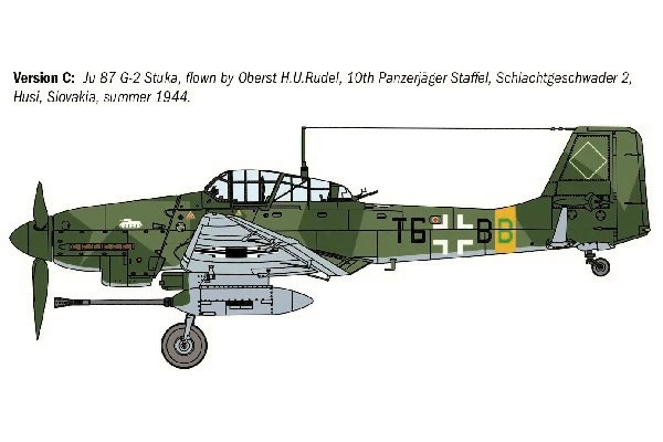 Italeri Modellflygplan Ju 87 G-2 Kanonenvogel - 3
