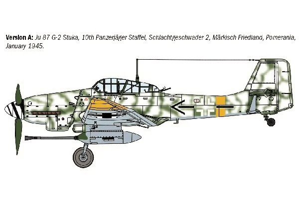Italeri Modellflygplan Ju 87 G-2 Kanonenvogel - 5