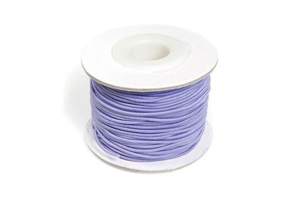 Pearl n Fun Elastisk Tråd Ljuslila 1,2mm x25 m