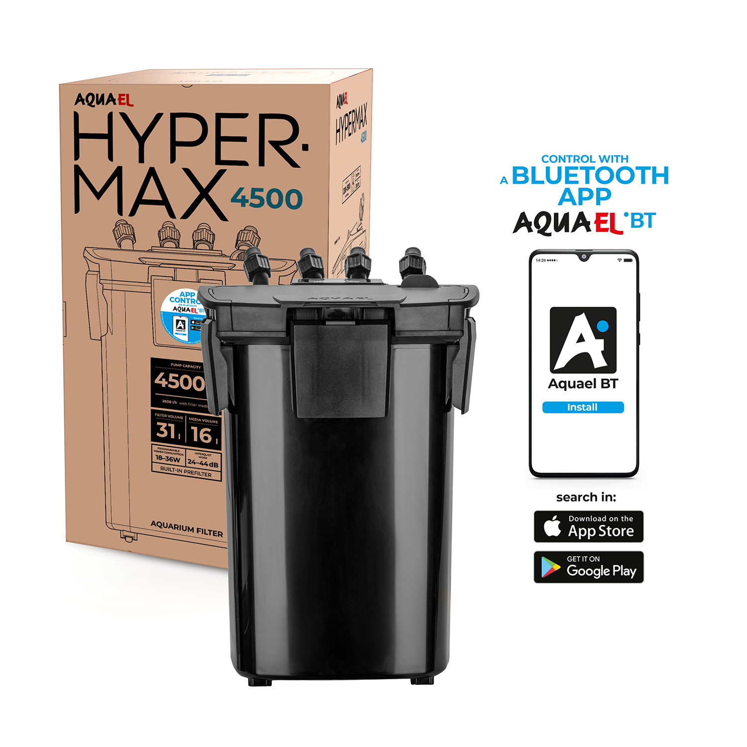 Aquael Hypermax 4500 BT - 2