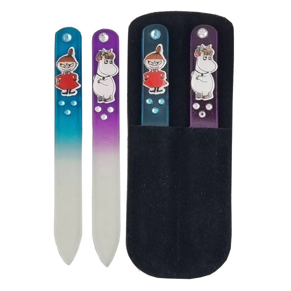 Mumin Glasnagelfilar 2-Pack - Lilla My & Snorkfröken - 2