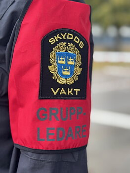 Skyddsvakt Armbindel Röd Gruppledare, Tactig