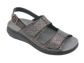 Damsandal Caiman Svart - ergoflex