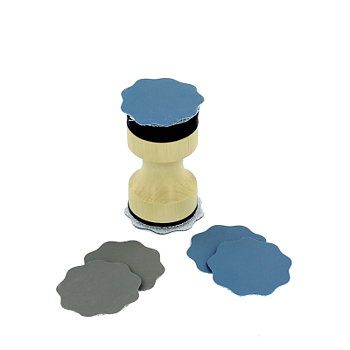 Double ended sander holder + 6 superfine sanding pads
