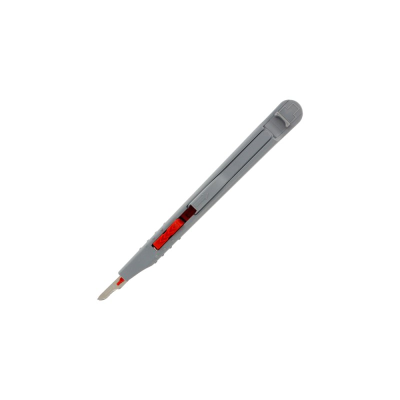 Retractable safety knife - #15 red