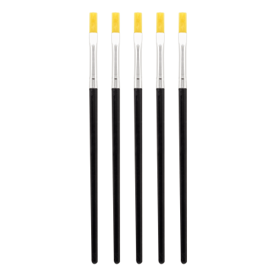 Set of 5 Flat Brushes
