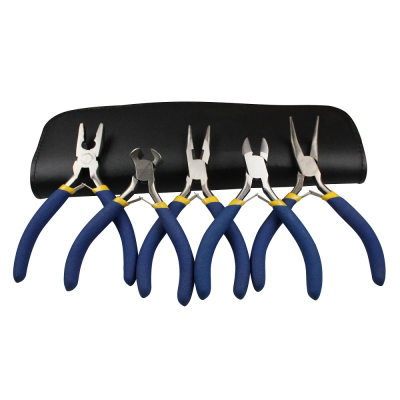 5pce Mini Plier set + zip-up case