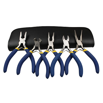 5pce Mini Plier set + zip-up case