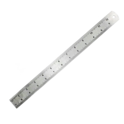 12" - 1/12 & 1/24th scale steel rule