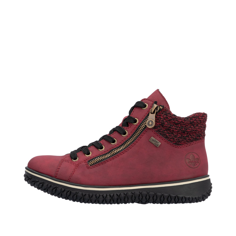 Rieker Damboots Varmfodrad Röd - 5