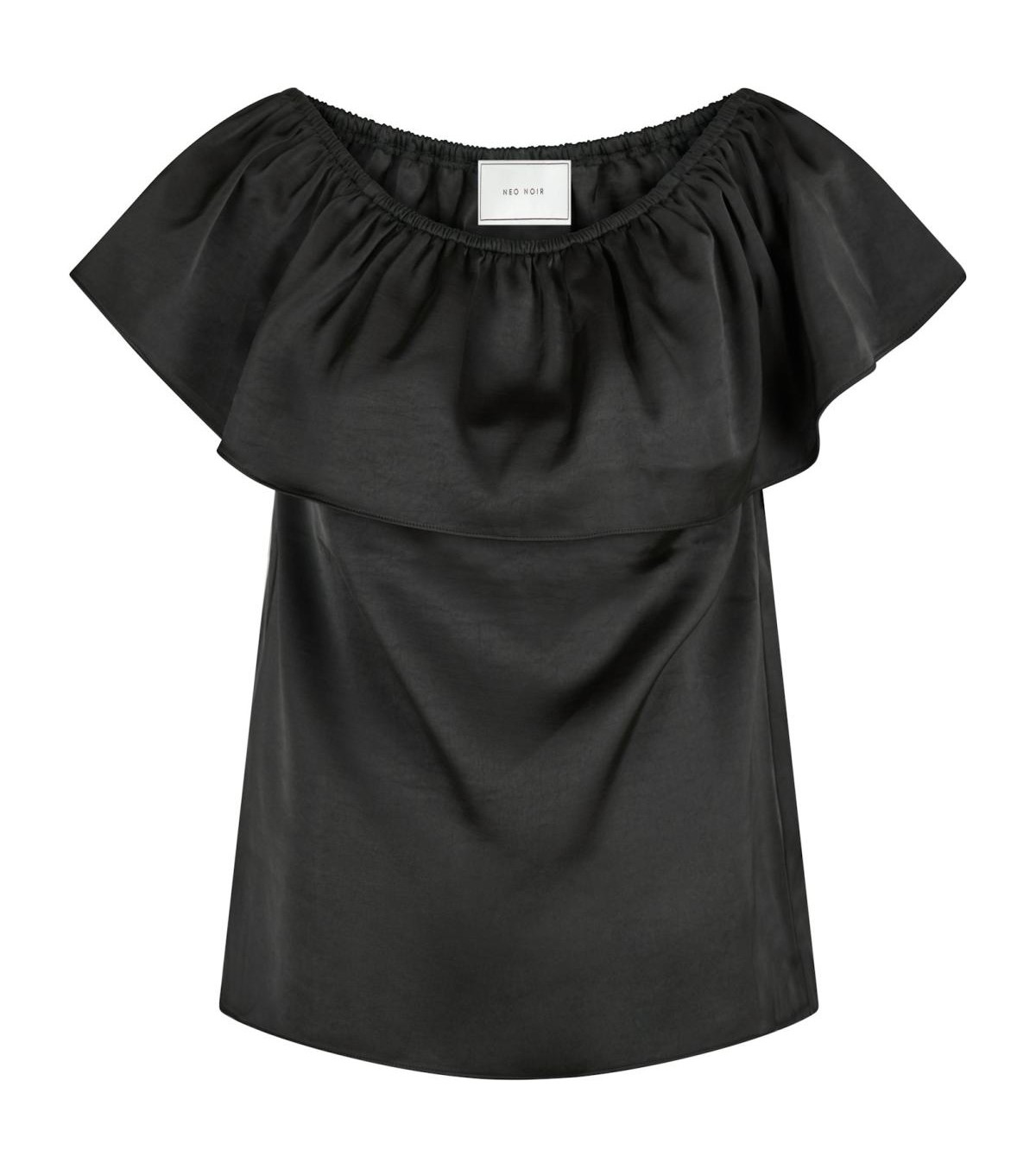 Neo Noir Kris Heavy Sateen Top, Black