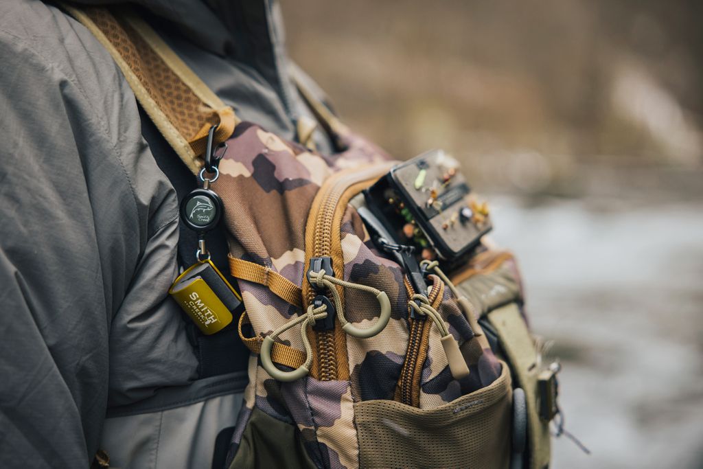 Smith Creek Rod Clip+ med zinger - 7