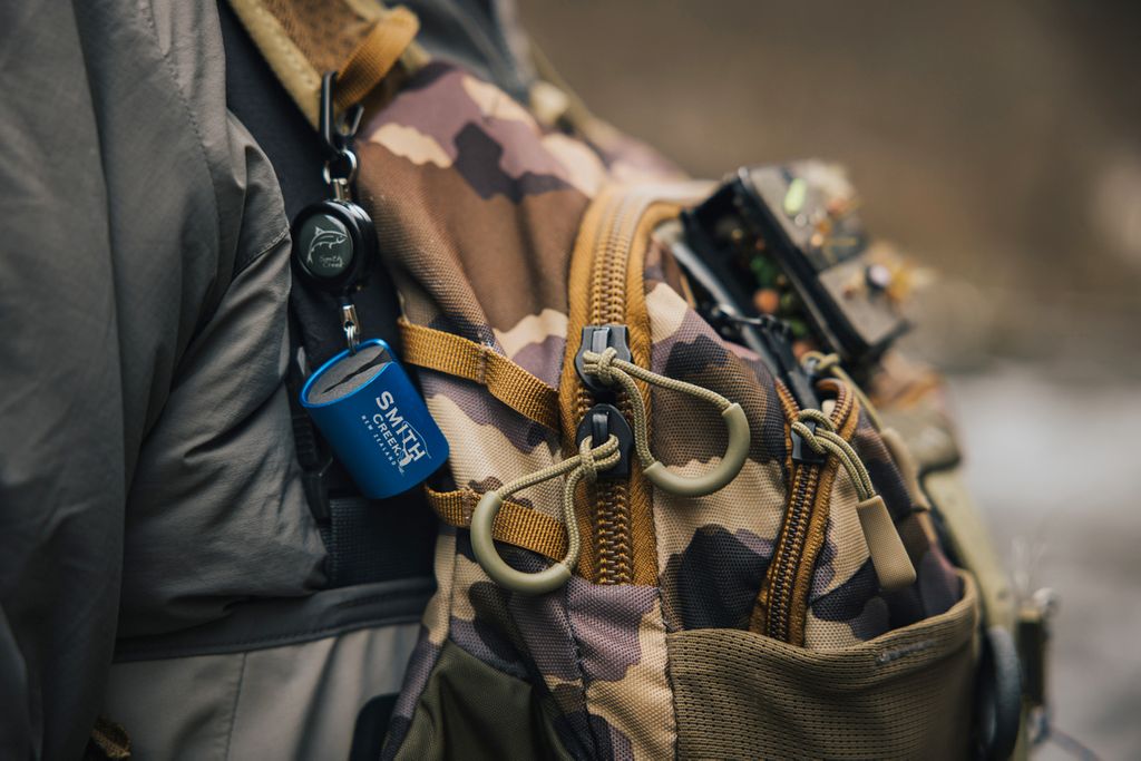 Smith Creek Rod Clip+ med zinger - 9