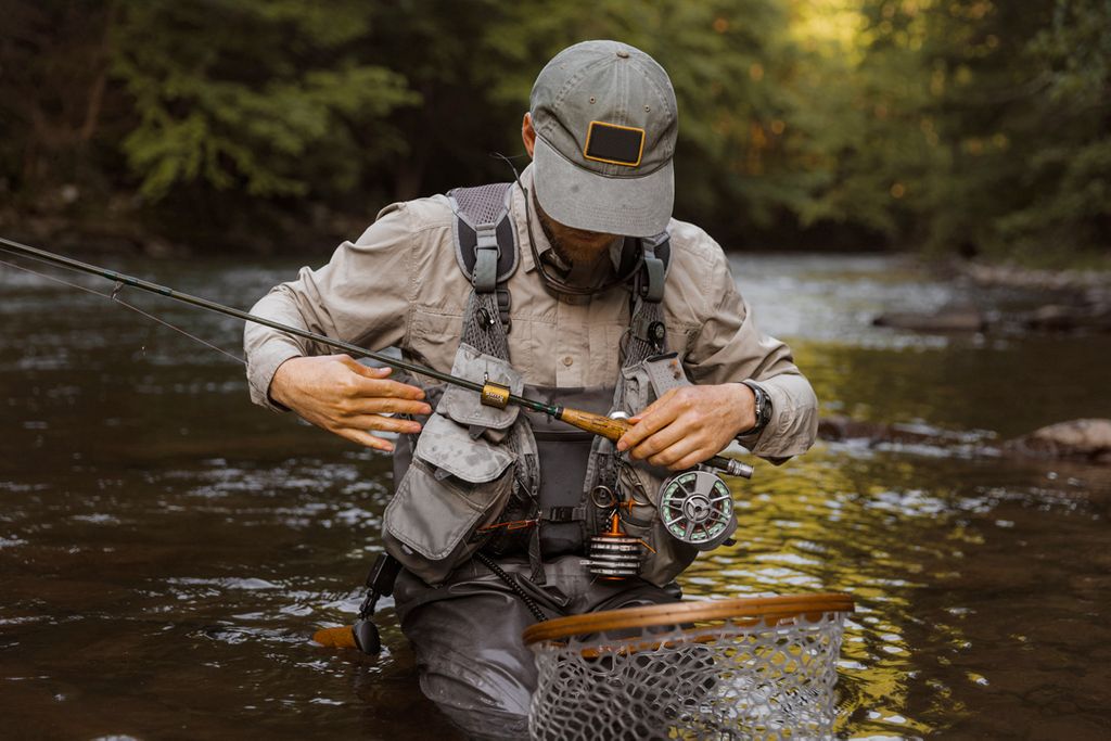 Smith Creek Rod Clip+ med zinger - 10