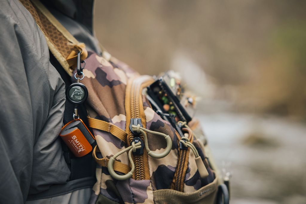 Smith Creek Rod Clip+ med zinger - 6