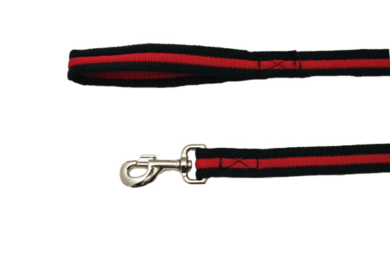 Koppel Valkband Svart/Röd 18mm x 190cm