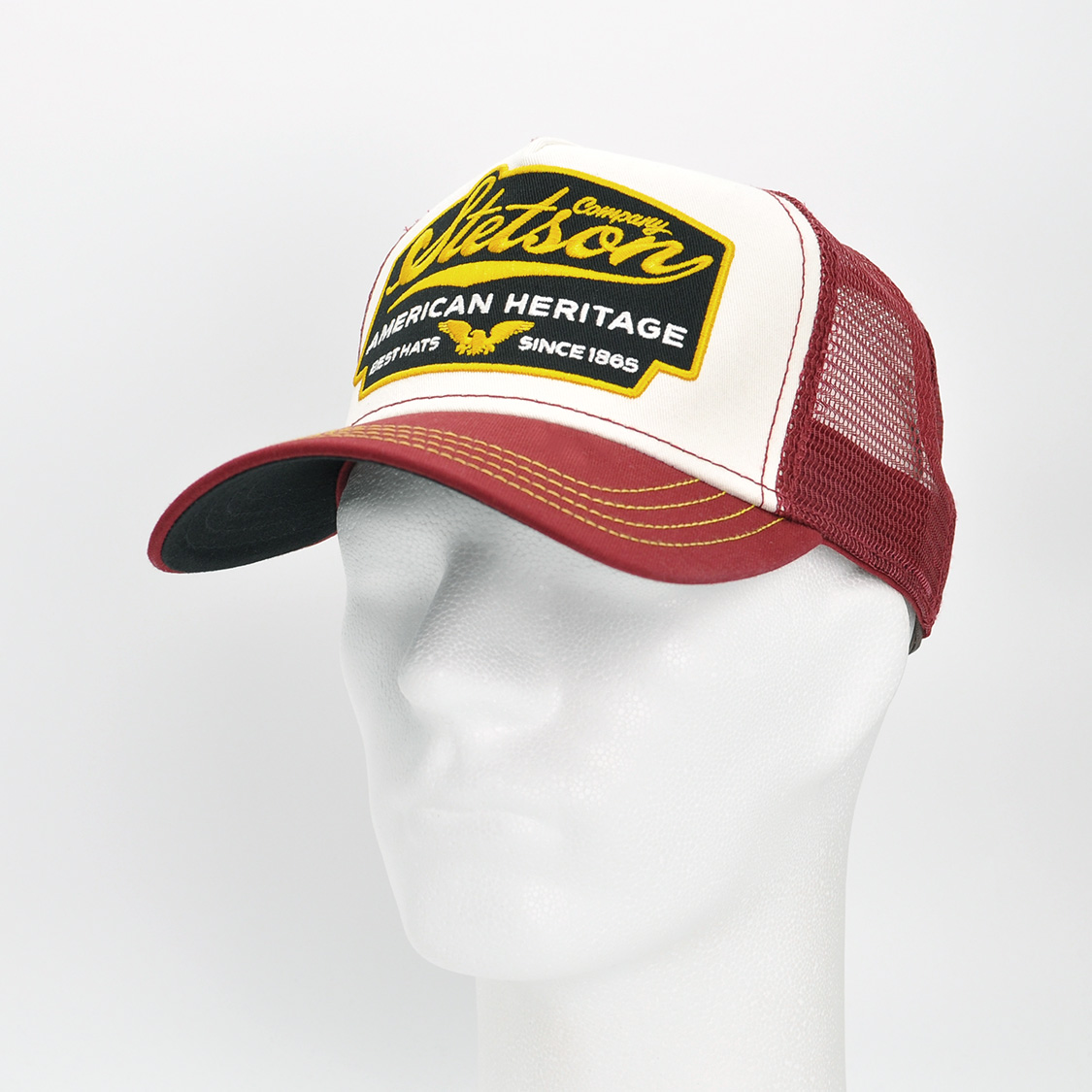 Stetson American Heritage Trucker Cap Red Appertiff Workshop