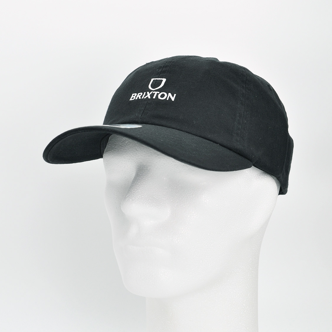 Brixton - Alpha NP LP Adjustable Hat Black/White Rinse