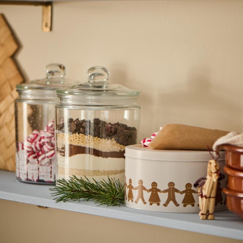 Glasburk Pepparkaksgubbar - Stor - 3