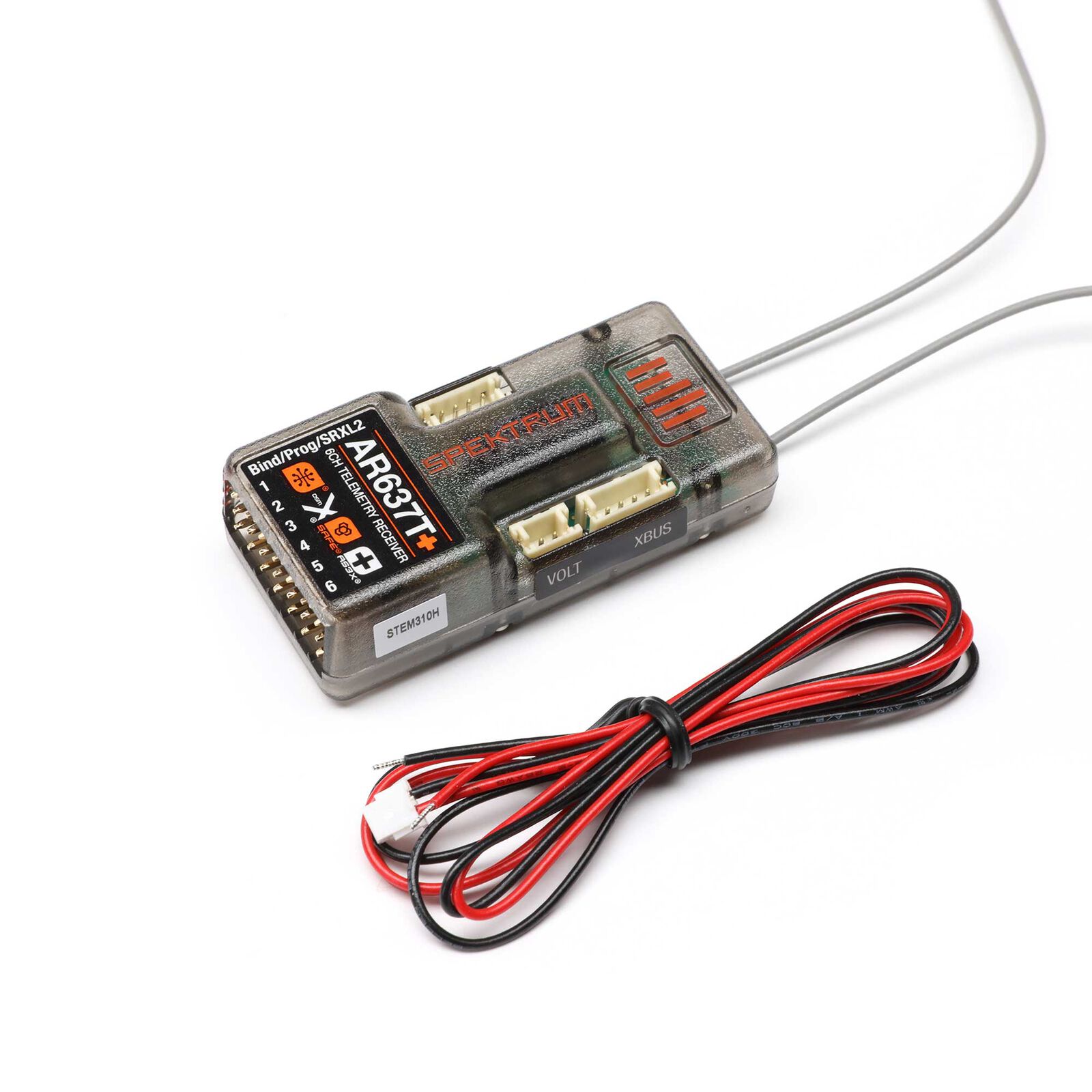 Spektrum AR637T+ DSMX 6-Channel AS3X+ & SAFE Telemetry Receiver - 6