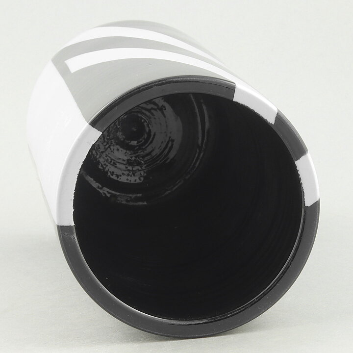 Rolf Sinnemark (1980s) Black/White Modern Vase 23 cm