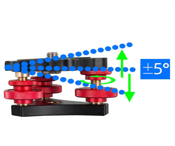 TS-OPTICS NIVELLERINGSHUVUD FÖR FOTOSTATIV - 3