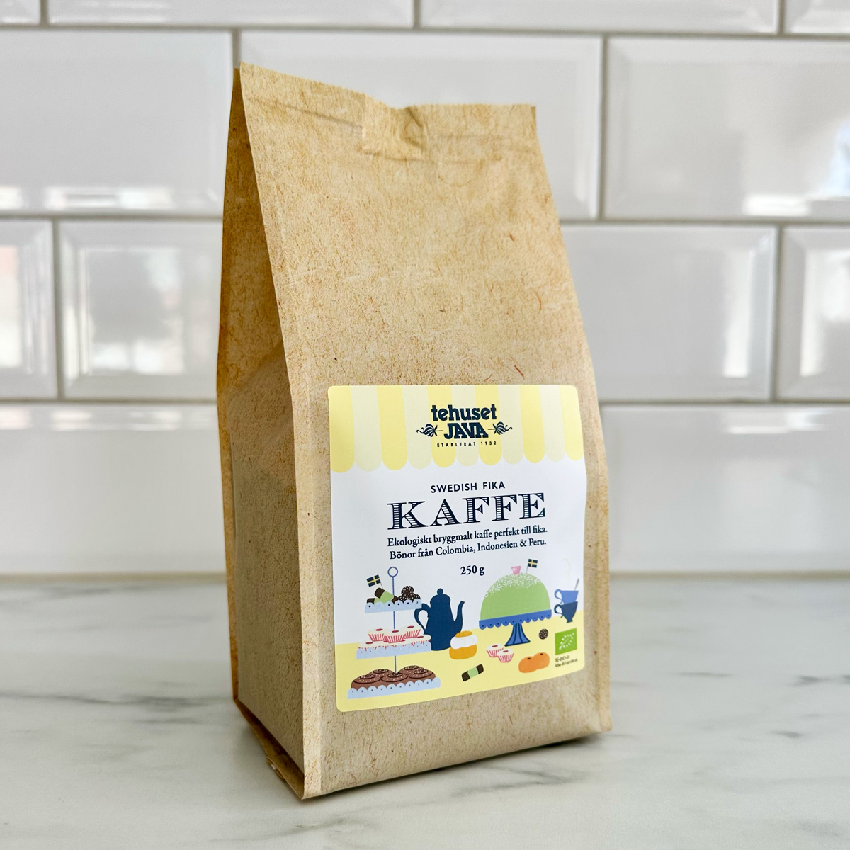 Swedish Fika Ekologiskt Kaffe 250g Bryggmalet - 3