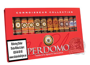 Perdomo Sun Grown Connoisseur Collection Giftpack 12 cigarrer Toro