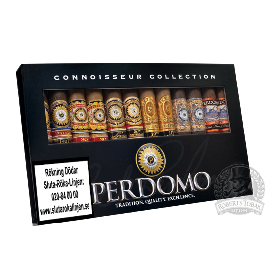 Perdomo  Award-Winning Connoisseur Collection Giftpack 12 cigarrer Toro