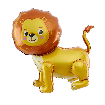 Stående Folieballong Lejon 53 x 54 cm