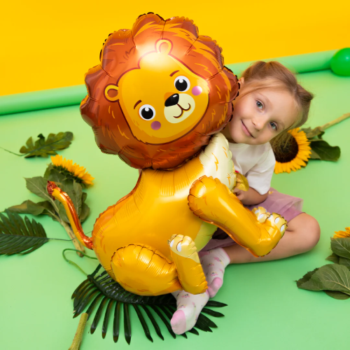 Stående Folieballong Lejon 53 x 54 cm - 2