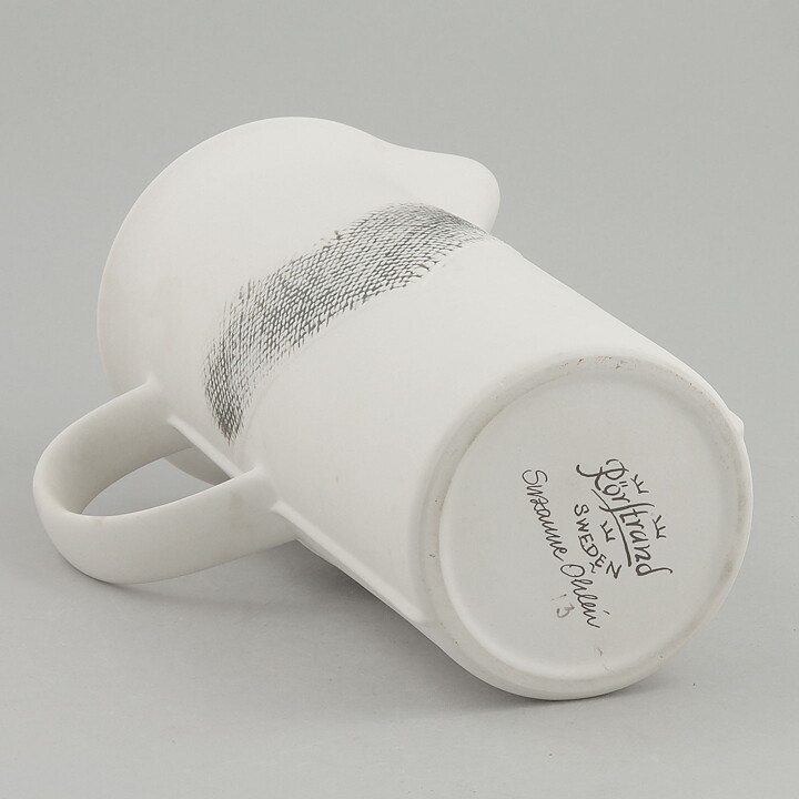 Suzanne Öhlén (1985)  White Pitcher Vase 20 cm