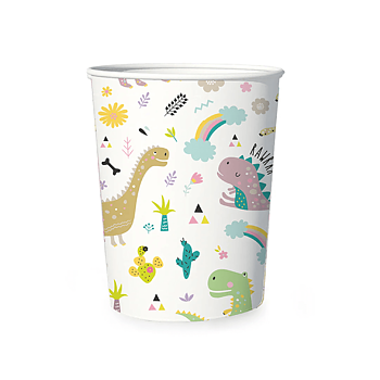 Pappmuggar Dinosaurier Mix Färger