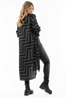 Onyx long jacket -Capri Collection - 3