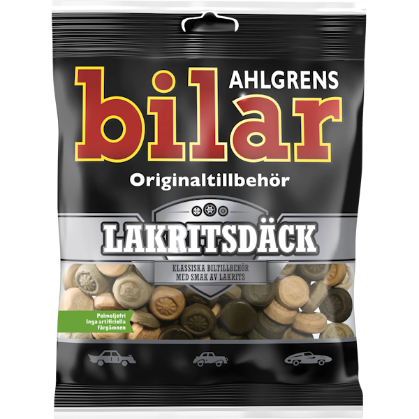 Ahlgrens Bilar Lakritsdäck 110g