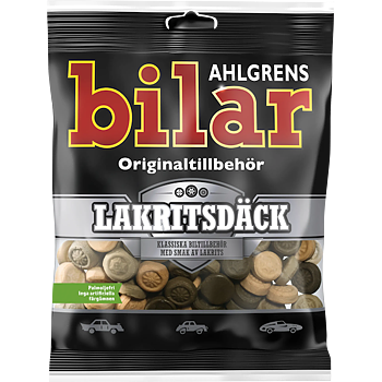 Ahlgrens Bilar Lakritsdäck 110g