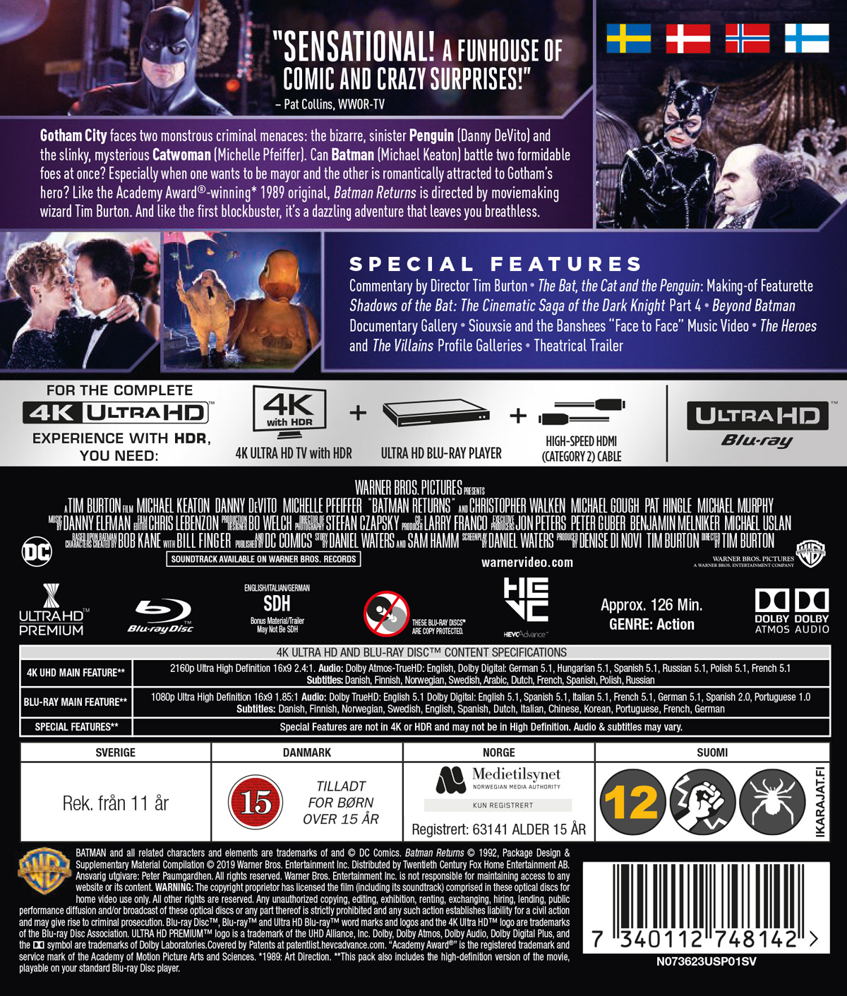 Batman Returns (4K Ultra HD + Blu-ray) - 2