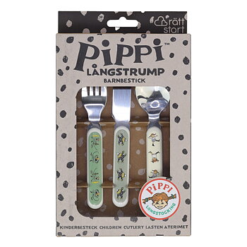 Pippi Cirkus barnbestick 3-delar