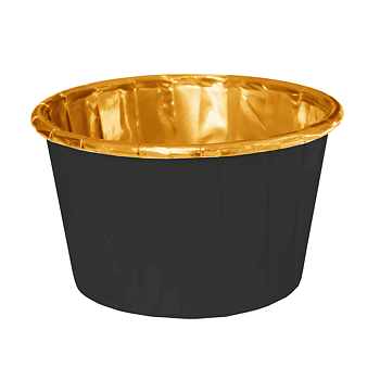 Muffinsformar Svart & Guld 20-pack
