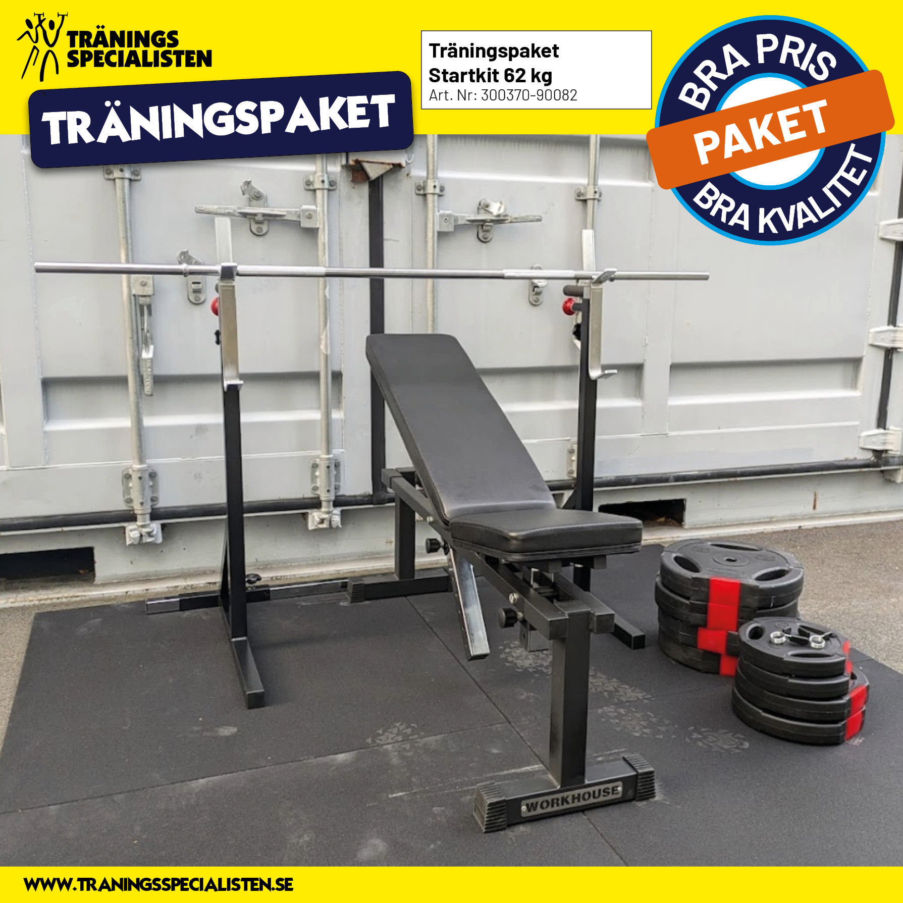 Träningspaket Startkit 62 kg