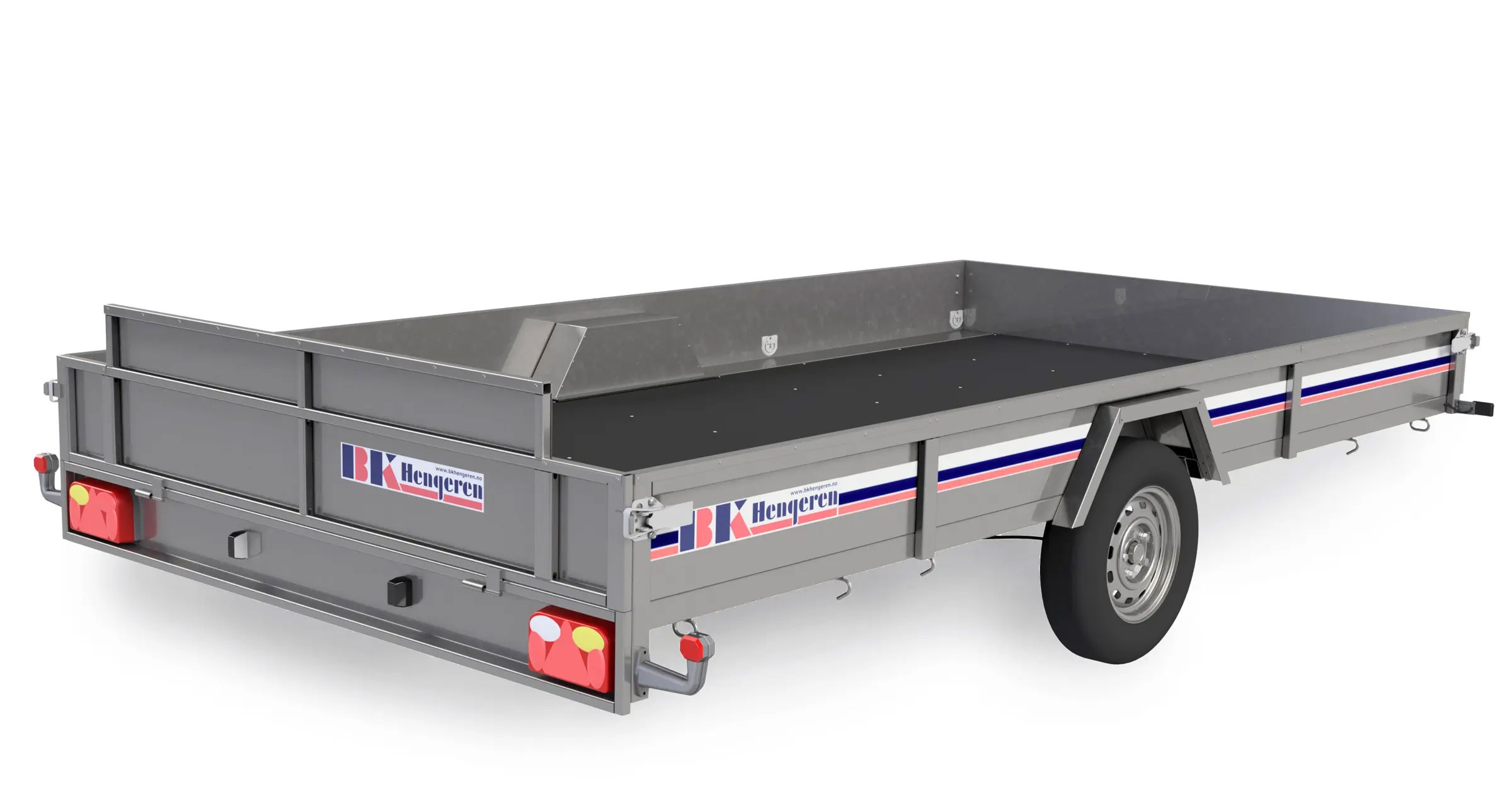 SLÄPVAGN ::: 380 x 195 cm PLI - :: 1200 :: 1300 :: 1500  kg - BK #38