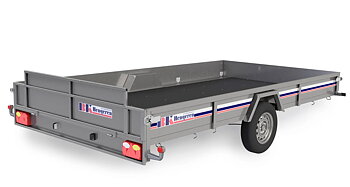 SLÄPVAGN ::: 380 x 195 cm PLI - :: 1200 :: 1300 :: 1500  kg - BK #38
