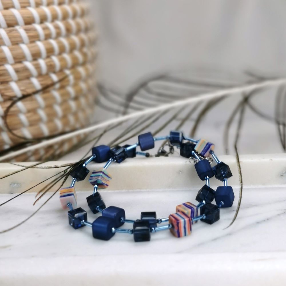 IAMLUND Tone halsband Polariskub marinblå - 3