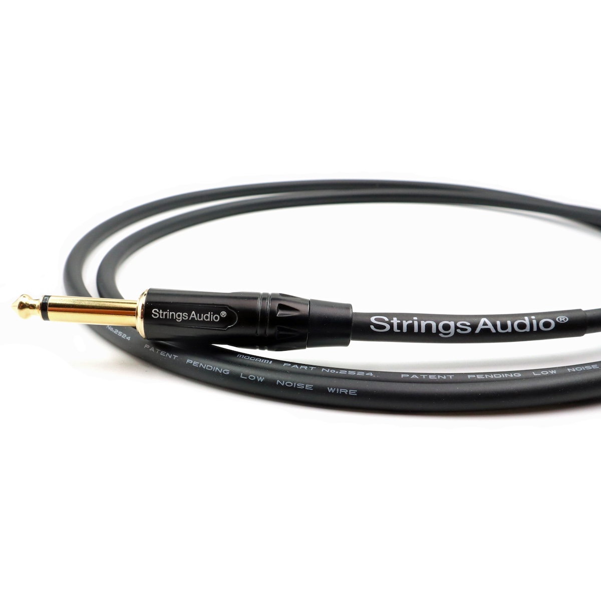 Strings Audio® - MOGAMI 2524 Premium Instrument Cable Right Angle (3.0m) - 3