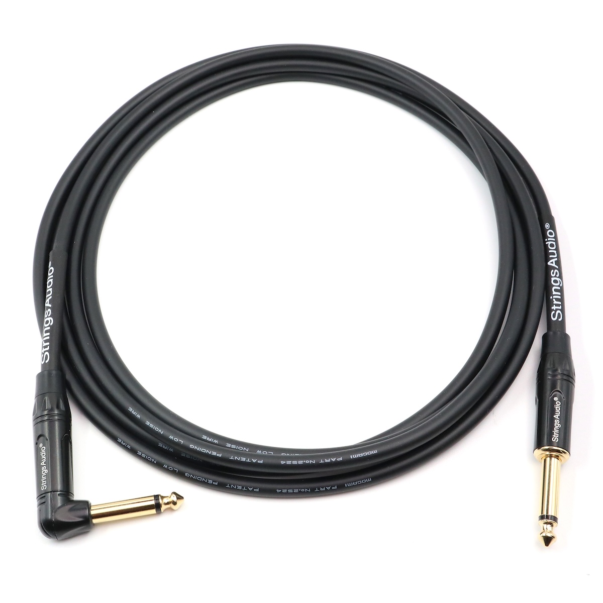 Strings Audio® - MOGAMI 2524 Premium Instrument Cable Right Angle (3.0m)