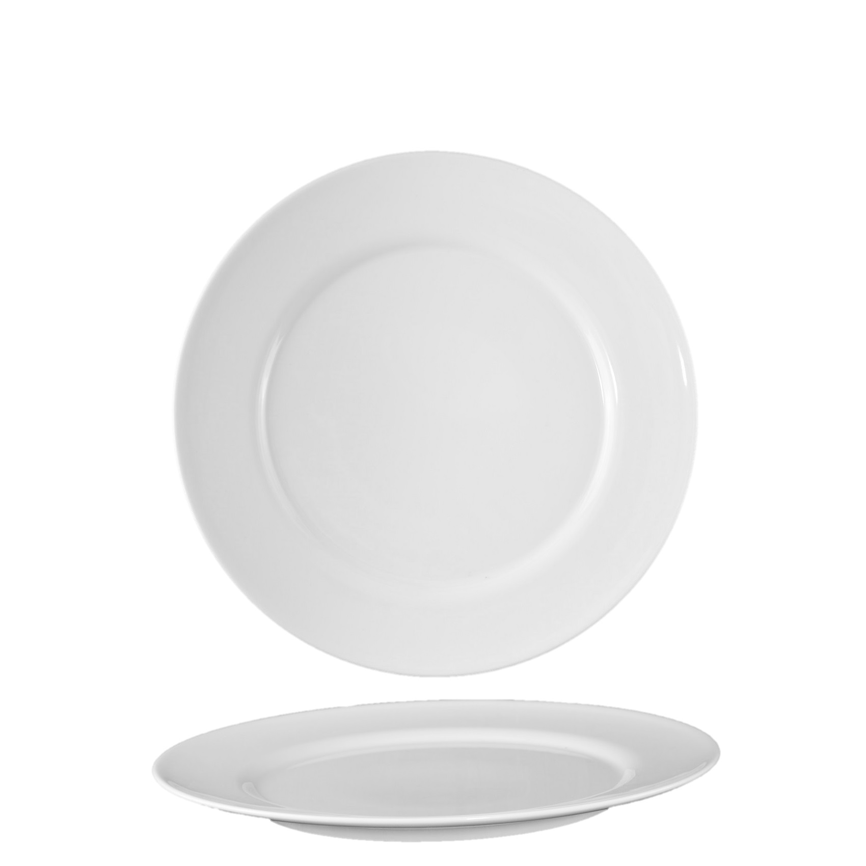 Stora flata tallrikar Porslin - 7